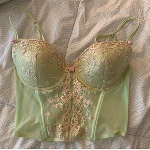 delicates beautiful floral corset buster top